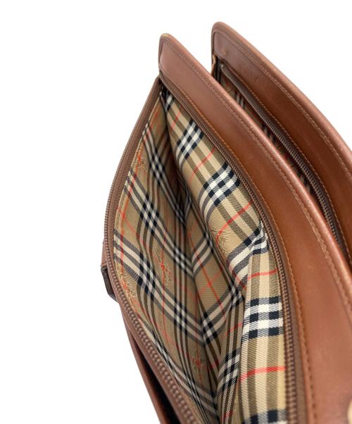 Burberry's（バーバリーズ）Burberry's (バーバリーズ) セカンドバッグ ブラウンの古着・服飾アイテム