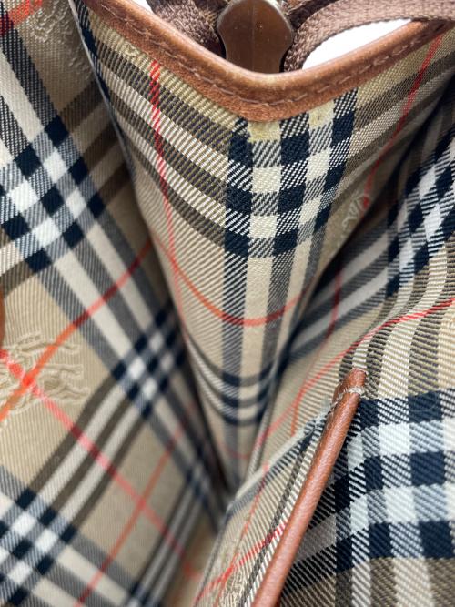 Burberry's（バーバリーズ）Burberry's (バーバリーズ) セカンドバッグ ブラウンの古着・服飾アイテム