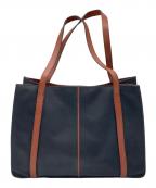 BOTTEGA VENETAボッテガベネタ）の古着「トートバッグ」｜ブラック×ブラウン