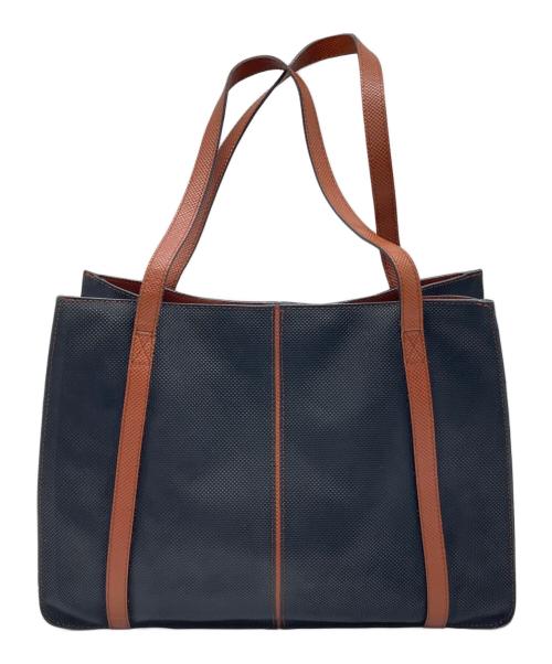 BOTTEGA VENETA（ボッテガベネタ）BOTTEGA VENETA (ボッテガベネタ) トートバッグ ブラック×ブラウンの古着・服飾アイテム