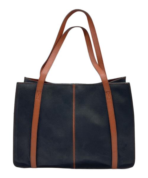 BOTTEGA VENETA（ボッテガベネタ）BOTTEGA VENETA (ボッテガベネタ) トートバッグ ブラック×ブラウンの古着・服飾アイテム