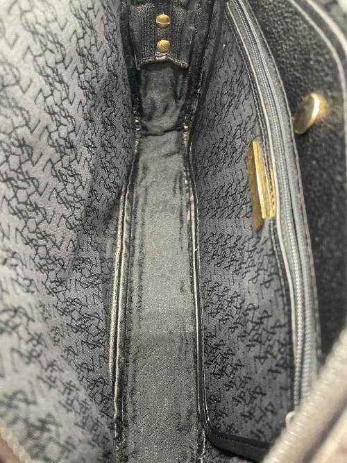 Yves Saint Laurent（イヴサンローラン）Yves Saint Laurent (イヴサンローラン) ショルダーバッグ ブラックの古着・服飾アイテム