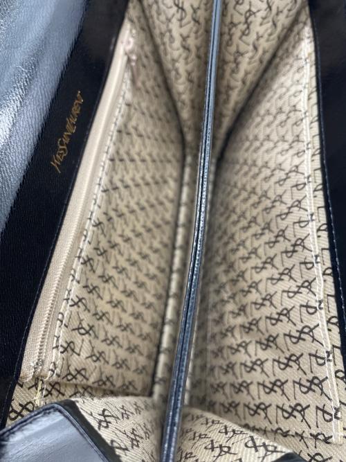 Yves Saint Laurent（イヴサンローラン）Yves Saint Laurent (イヴサンローラン) ハンドバッグ ブラックの古着・服飾アイテム
