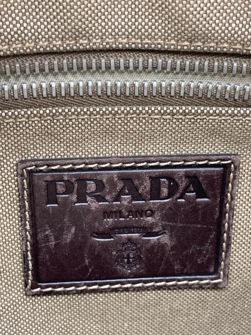 PRADA（プラダ）PRADA (プラダ) ショルダーバッグ ベージュの古着・服飾アイテム