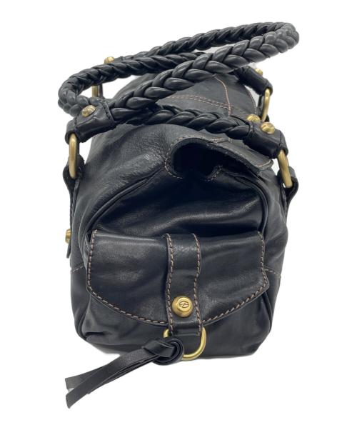 Francesco Biasia（フランシスコ ビアジア）Francesco Biasia (フランシスコ ビアジア) ハンドバッグ ブラックの古着・服飾アイテム