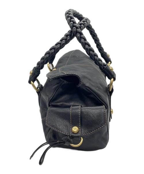 Francesco Biasia（フランシスコ ビアジア）Francesco Biasia (フランシスコ ビアジア) ハンドバッグ ブラックの古着・服飾アイテム
