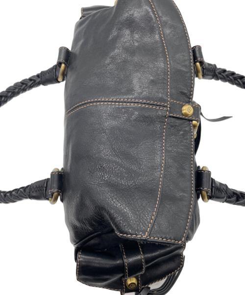Francesco Biasia（フランシスコ ビアジア）Francesco Biasia (フランシスコ ビアジア) ハンドバッグ ブラックの古着・服飾アイテム