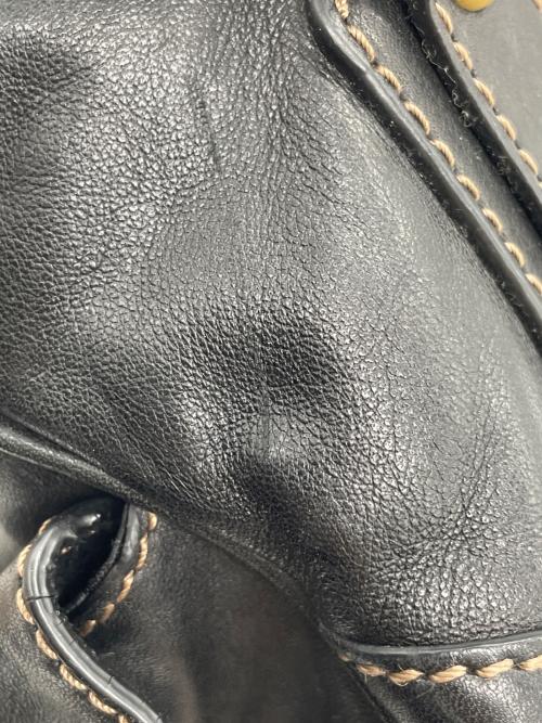 Francesco Biasia（フランシスコ ビアジア）Francesco Biasia (フランシスコ ビアジア) ハンドバッグ ブラックの古着・服飾アイテム