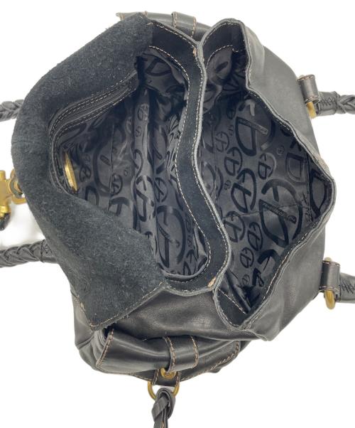 Francesco Biasia（フランシスコ ビアジア）Francesco Biasia (フランシスコ ビアジア) ハンドバッグ ブラックの古着・服飾アイテム