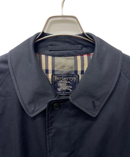 Burberry's（バーバリーズ）Burberry's (バーバリーズ) ステンカラーコート ブラック サイズ:ーの古着・服飾アイテム