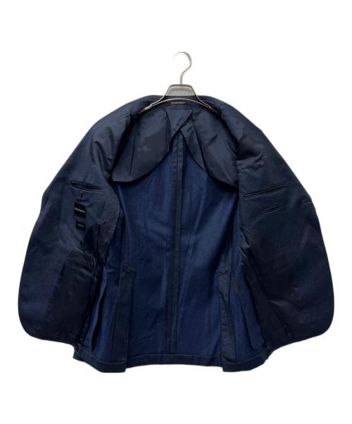 EMPORIO ARMANI（エンポリオ アルマーニ）EMPORIO ARMANI (エンポリオ アルマーニ) カシミヤ混スーツ ネイビー サイズ:４８の古着・服飾アイテム