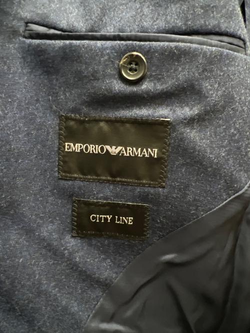 EMPORIO ARMANI（エンポリオ アルマーニ）EMPORIO ARMANI (エンポリオ アルマーニ) カシミヤ混スーツ ネイビー サイズ:４８の古着・服飾アイテム