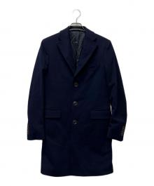 BARNEYS NEWYORK×LORO PIANA（バーニーズ・ニューヨーク×ロロピアーナ）の古着「チェスターコート」｜ネイビー