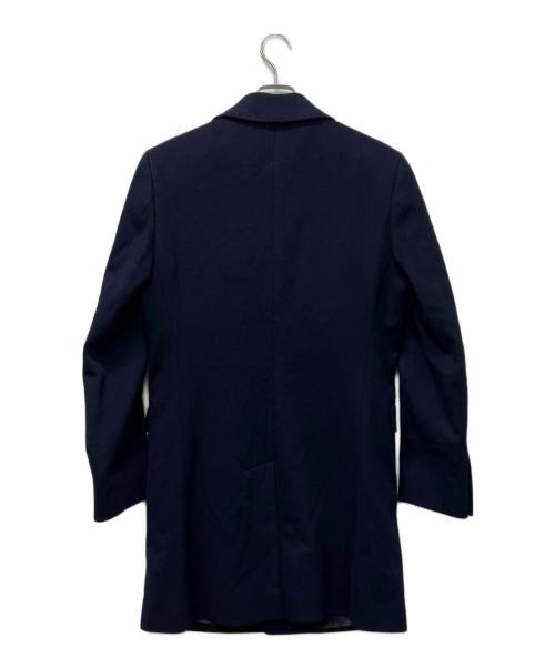 BARNEYS NEWYORK（バーニーズ・ニューヨーク）BARNEYS NEWYORK (バーニーズ・ニューヨーク) LORO PIANA (ロロピアーナ) チェスターコート ネイビー サイズ:４６の古着・服飾アイテム