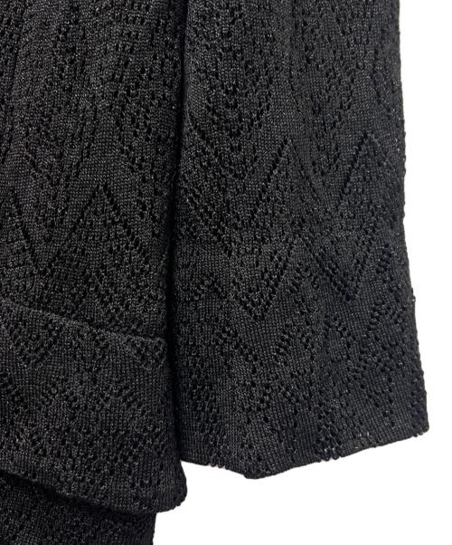 Christian Dior（クリスチャン ディオール）Christian Dior (クリスチャン ディオール) ニットジャケット ブラック サイズ:Ｌの古着・服飾アイテム