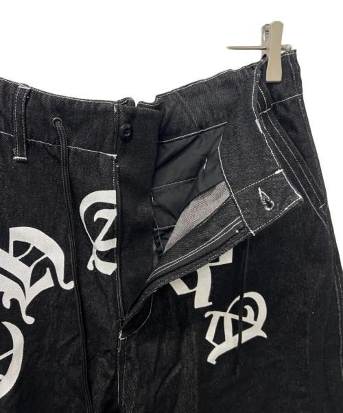 GALFY CRUTCH（GALFY CRUTCH）GALFY CRUTCH (GALFY CRUTCH) チャカパッチデニムパンツ ブラック サイズ:ＸＬの古着・服飾アイテム