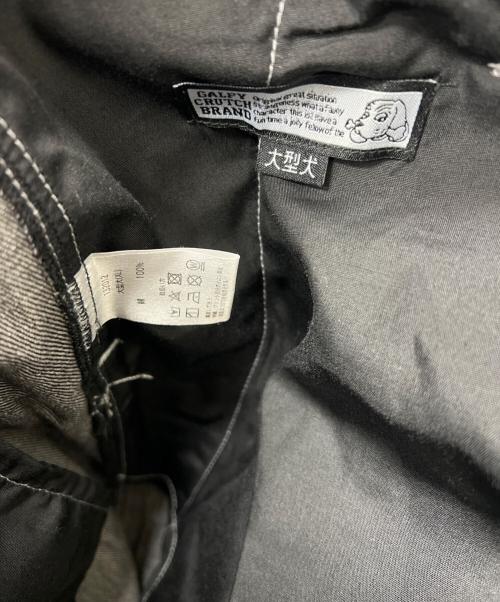 GALFY CRUTCH（GALFY CRUTCH）GALFY CRUTCH (GALFY CRUTCH) チャカパッチデニムパンツ ブラック サイズ:ＸＬの古着・服飾アイテム