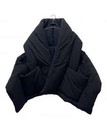 HeRIN.CYE（ヘリンドットサイ）の古着「Volume cape」｜ブラック