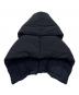HeRIN.CYE (ヘリンドットサイ) Volume cape ブラック：4000円