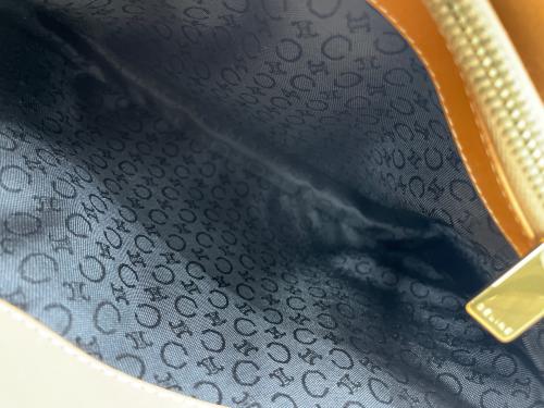 CELINE（セリーヌ）CELINE (セリーヌ) ハンドバッグ ブラウン×ベージュの古着・服飾アイテム