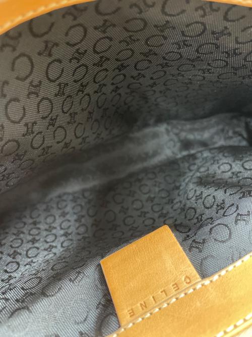 CELINE（セリーヌ）CELINE (セリーヌ) ハンドバッグ ブラウン×ベージュの古着・服飾アイテム