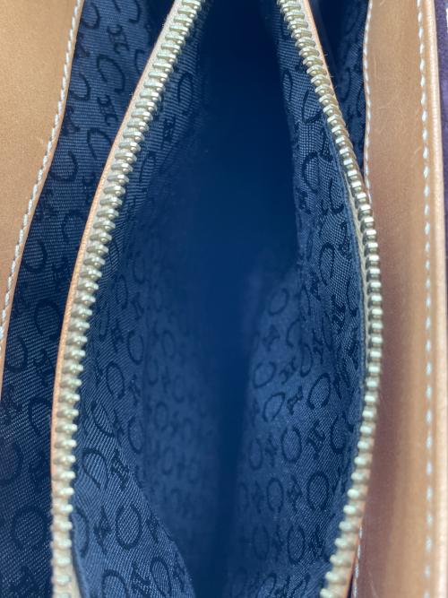 CELINE（セリーヌ）CELINE (セリーヌ) ハンドバッグ ブラウン×ベージュの古着・服飾アイテム