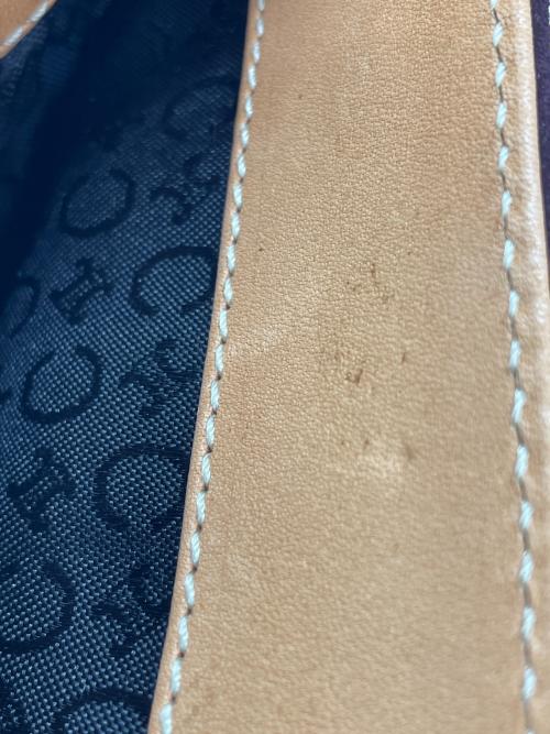 CELINE（セリーヌ）CELINE (セリーヌ) ハンドバッグ ブラウン×ベージュの古着・服飾アイテム