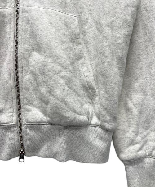 stussy（ステューシー）stussy (ステューシー) サーマルジップパーカー ライトグレー サイズ:Ｍの古着・服飾アイテム