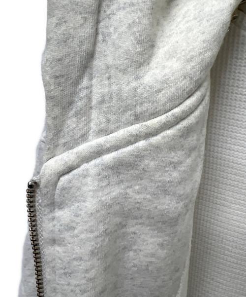 stussy（ステューシー）stussy (ステューシー) サーマルジップパーカー ライトグレー サイズ:Ｍの古着・服飾アイテム