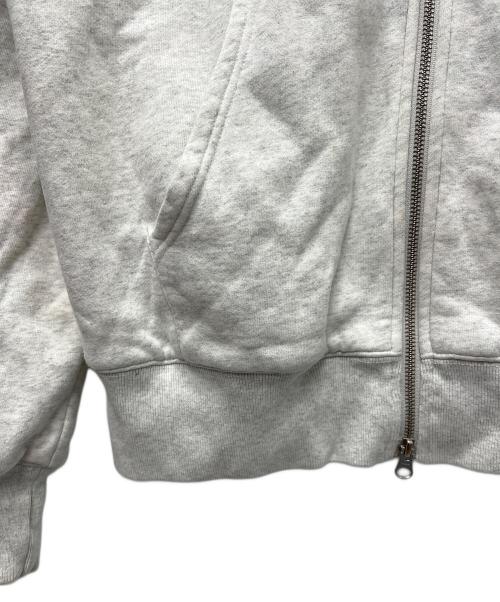stussy（ステューシー）stussy (ステューシー) サーマルジップパーカー ライトグレー サイズ:Ｍの古着・服飾アイテム