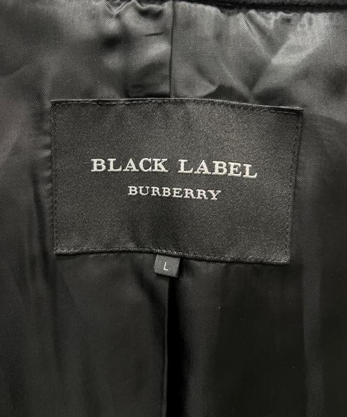 BURBERRY BLACK LABEL（バーバリーブラックレーベル）BURBERRY BLACK LABEL (バーバリーブラックレーベル) ウールコート ブラック サイズ:Ｌの古着・服飾アイテム
