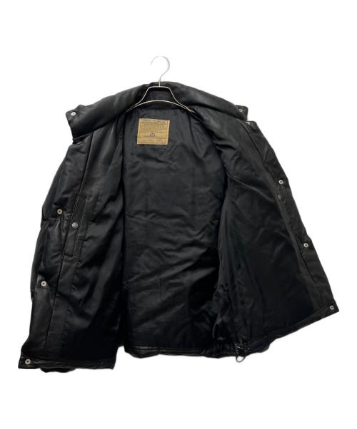 AVIREX（アヴィレックス）AVIREX (アヴィレックス) Adam et Rope (アダム エ ロペ) レザーダウンジャケット ブラック サイズ:Ｍの古着・服飾アイテム