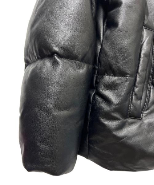 AVIREX（アヴィレックス）AVIREX (アヴィレックス) Adam et Rope (アダム エ ロペ) レザーダウンジャケット ブラック サイズ:Ｍの古着・服飾アイテム