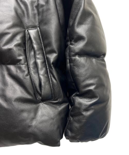 AVIREX（アヴィレックス）AVIREX (アヴィレックス) Adam et Rope (アダム エ ロペ) レザーダウンジャケット ブラック サイズ:Ｍの古着・服飾アイテム