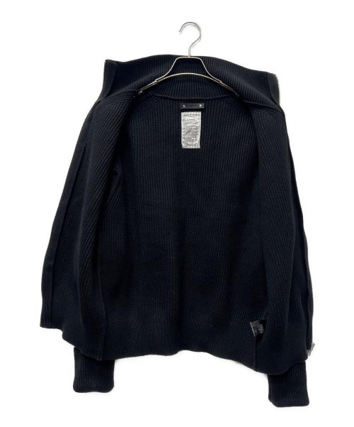 MINEDENIM（マインデニム）MINEDENIM (マインデニム) Heavyweight Trucker Knit Blouson ブラック サイズ:２の古着・服飾アイテム