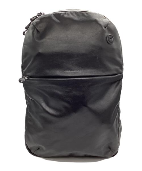 BROSKI&SUPPLY（ブロスキーアンドサプライ）BROSKI&SUPPLY (ブロスキーアンドサプライ) TREAD 防水本革バックパック ブラックの古着・服飾アイテム