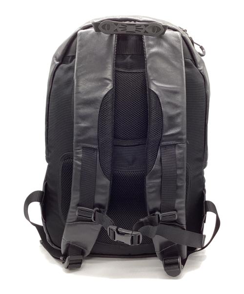 BROSKI&SUPPLY（ブロスキーアンドサプライ）BROSKI&SUPPLY (ブロスキーアンドサプライ) TREAD 防水本革バックパック ブラックの古着・服飾アイテム