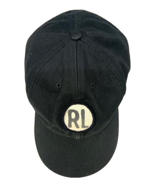 POLO RALPH LAUREN（ポロ・ラルフローレン）POLO RALPH LAUREN (ポロ・ラルフローレン) RL刺繍キャップ ブラック サイズ:-の古着・服飾アイテム