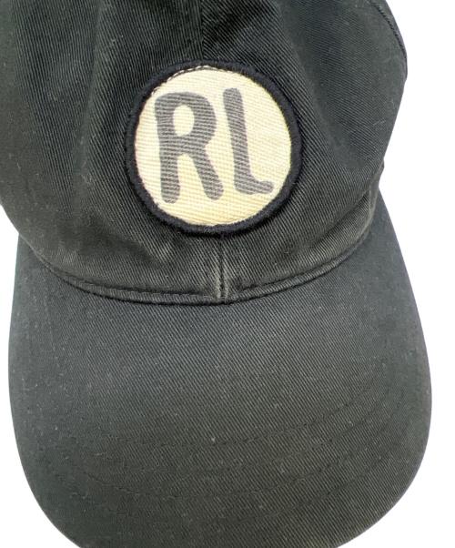 POLO RALPH LAUREN（ポロ・ラルフローレン）POLO RALPH LAUREN (ポロ・ラルフローレン) RL刺繍キャップ ブラック サイズ:-の古着・服飾アイテム