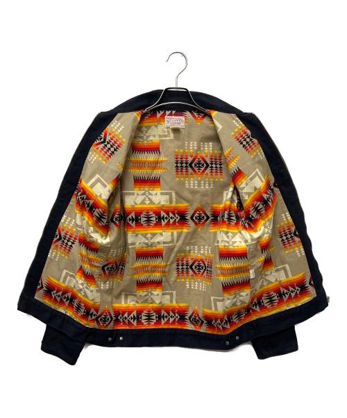 HOUSTON（ヒューストン）HOUSTON (ヒューストン) ウエスタンジップジャケット インディゴ サイズ:-の古着・服飾アイテム