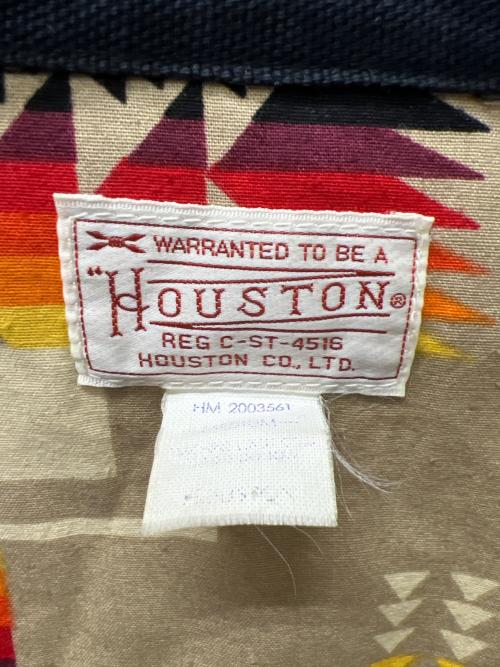 HOUSTON（ヒューストン）HOUSTON (ヒューストン) ウエスタンジップジャケット インディゴ サイズ:-の古着・服飾アイテム