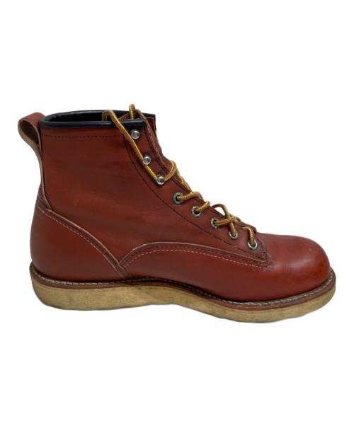 RED WING（レッドウィング）RED WING (レッドウィング) LINEMAN BOOTS ブラウン サイズ:UK6の古着・服飾アイテム
