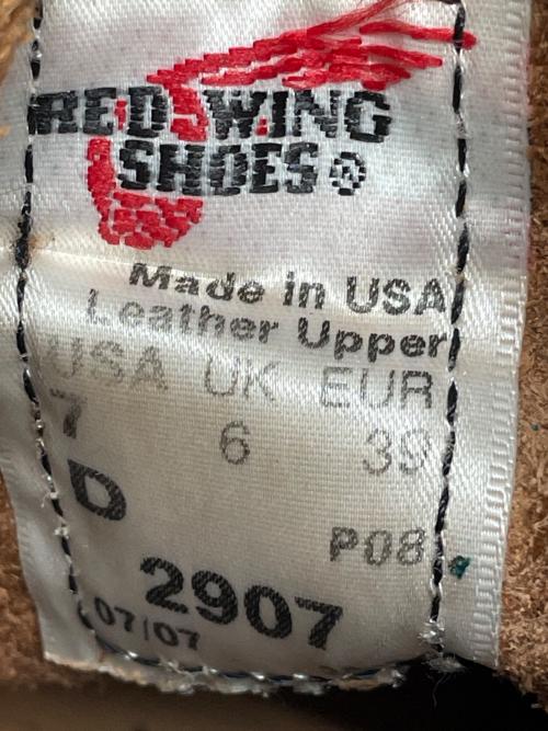 RED WING（レッドウィング）RED WING (レッドウィング) LINEMAN BOOTS ブラウン サイズ:UK6の古着・服飾アイテム