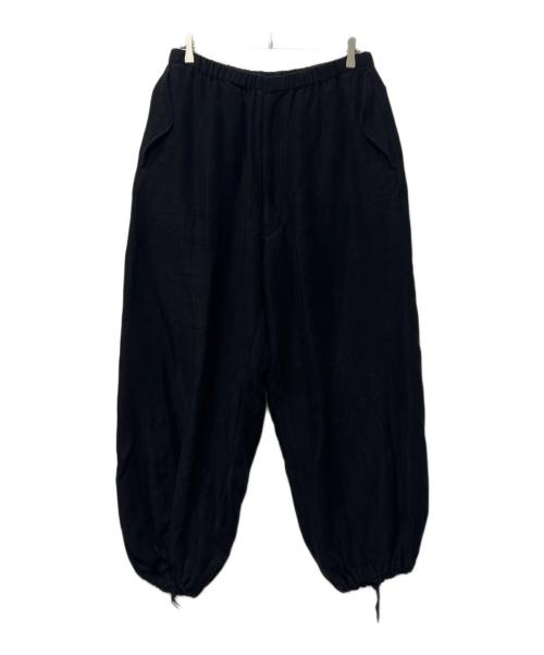 YOKE（ヨーク）YOKE (ヨーク) Military Wide Easy Pants ブラック サイズ:３の古着・服飾アイテム