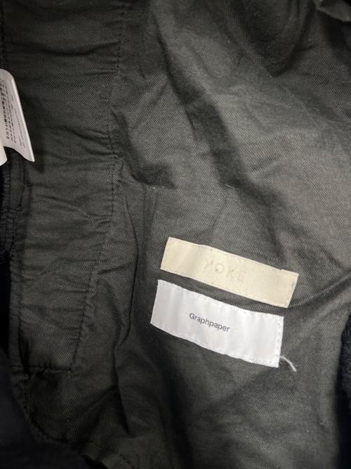 YOKE（ヨーク）YOKE (ヨーク) Military Wide Easy Pants ブラック サイズ:３の古着・服飾アイテム