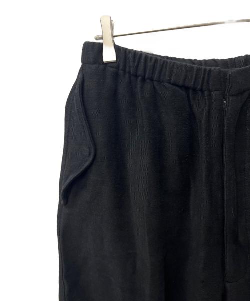 YOKE（ヨーク）YOKE (ヨーク) Military Wide Easy Pants ブラック サイズ:３の古着・服飾アイテム