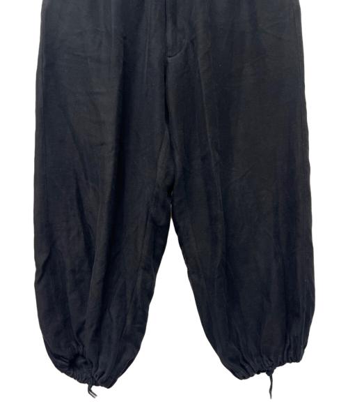 YOKE（ヨーク）YOKE (ヨーク) Military Wide Easy Pants ブラック サイズ:３の古着・服飾アイテム