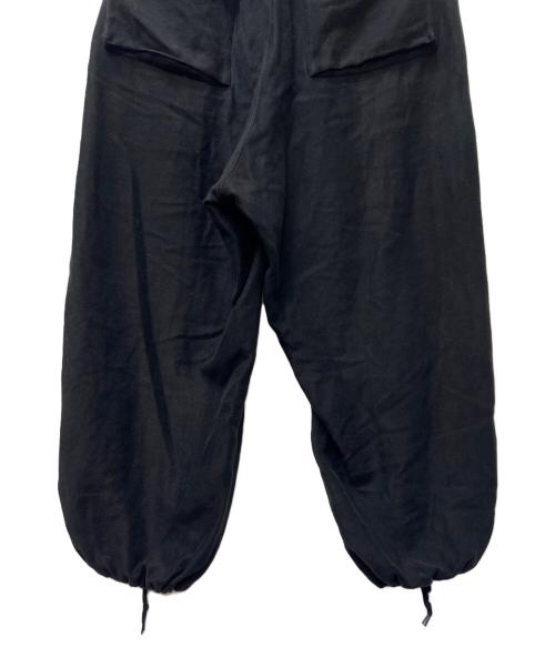 YOKE（ヨーク）YOKE (ヨーク) Military Wide Easy Pants ブラック サイズ:３の古着・服飾アイテム