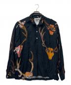 TIGHTBOOTH PRODUCTIONタイトブースプロダクション）の古着「DIM THE LIGHT SHIRT」｜ブラック