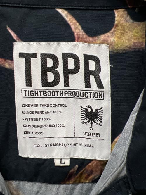 TIGHTBOOTH PRODUCTION（タイトブースプロダクション）TIGHTBOOTH PRODUCTION (タイトブースプロダクション) DIM THE LIGHT SHIRT ブラック サイズ:Ｌの古着・服飾アイテム